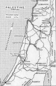 map of palestine
